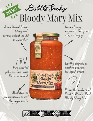 The Real Dill - Bold & Smoky Bloody Mary Mix -32 oz