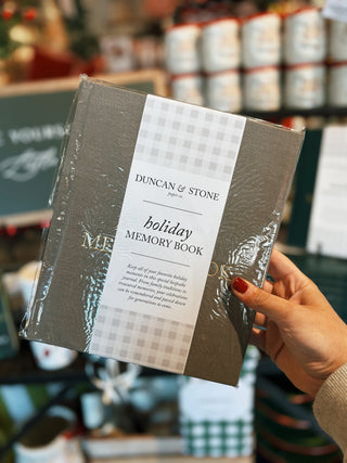 Duncan & Stone - Holiday Memory Book & Family Keepsake | Taupe