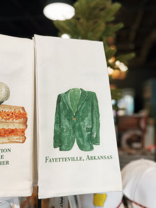 Green Jacket Fayetteville Tea Towel
