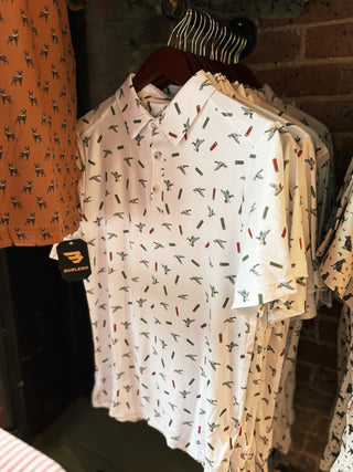 Burlebo Performance Polo - Ducks and Shells