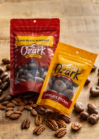 Ozark Nut Roasters- Chocolate Pecans - 7oz