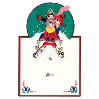 Vintage Christmas - Holiday Sticker Box