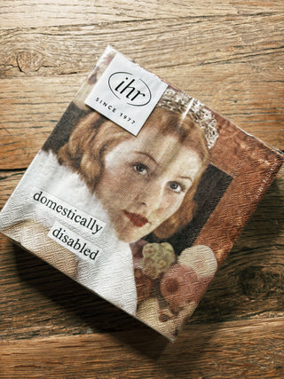 Anne Taintor Paper Cocktail Napkins- Domestically Disabled