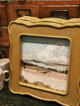 Scalloped Wood Frame