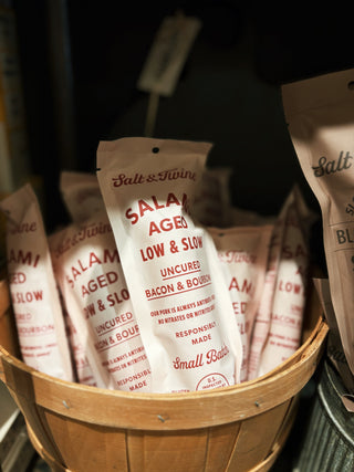 Salt & Twine - Uncured Bacon & Bourbon Salami