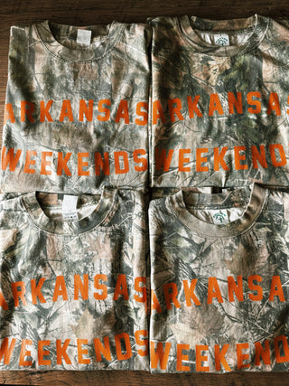 Arkansas Weekends Camo T-Shirt