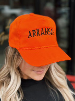 Arkansas Rope Hat- Blaze Orange