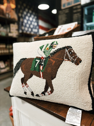 Equestrian Racer Hook Pillow