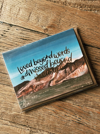 Love Beyond Words Greeting Card