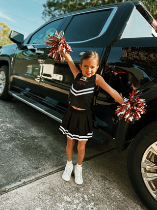 Arkansas Razorbacks Cheer Dress: Black
