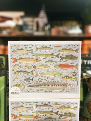 Freshwater Fish - 1,000 Piece Jigsaw Puzzle