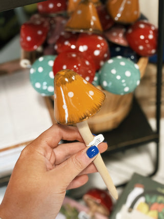 Mushroom Plant Stake