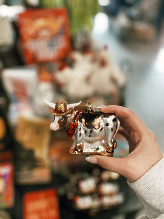 Cowboy Steer Ornament