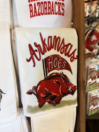 Arkansas Mascot Tea Towel