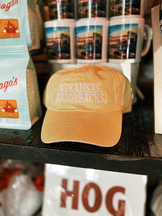 Arkansas Razorbacks Butter Yellow Hat