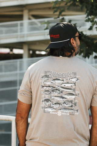 SEC Fish T-Shirt- Grey