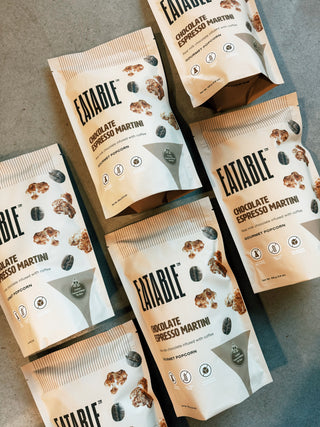Chocolate Espresso Martini - Gourmet Milk Chocolate Popcorn