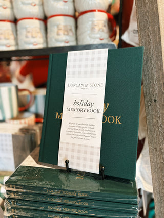 Duncan & Stone - Holiday Memory Book & Family Keepsake |  Emerald