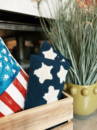 Patriotic Stars Hook Pillow