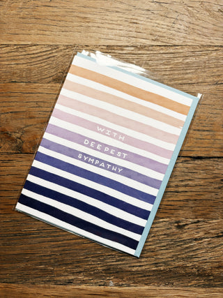 Sympathy Stripes | Sympathy Card