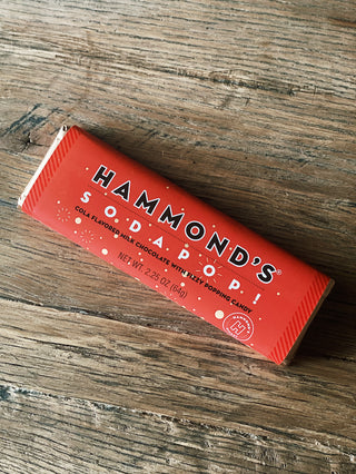 Hammond's Candies - Sodapop! Milk Chocolate Candy Bar