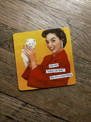 Anne Taintor Fridge Magnet- Cat Lady
