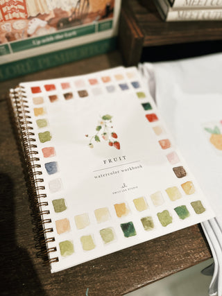 Fruit watercolor workbook