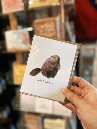 Dam Girl Beaver — Friendship Card