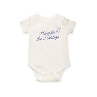 Here for the Hotdogs Onesie- 6 month