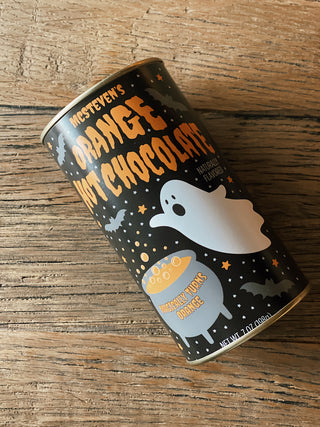 Halloween Ghost Orange Colorful Hot Chocolate