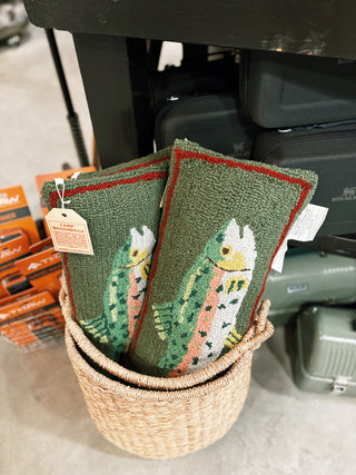 Camp Wandawega Trout Hook Pillow
