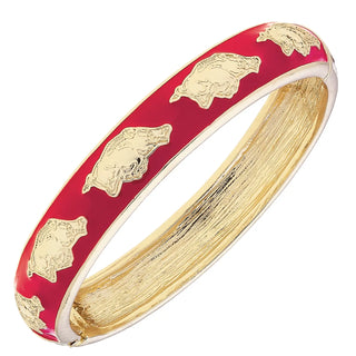 Arkansas Razorbacks Logo Red Bangle
