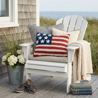 USA Flag Hook Pillow