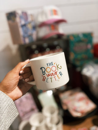 The Book Was Better Large Ceramic Mug