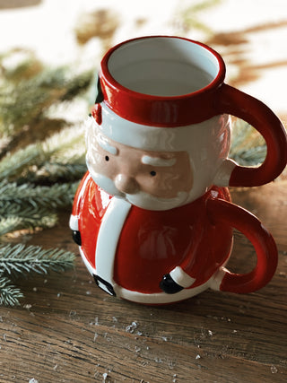 Christmas Stacking Santa Mug- SET OF 2