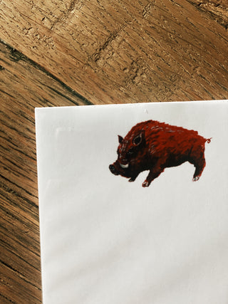 Red Pig Notepad