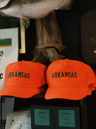 Arkansas Rope Hat- Blaze Orange