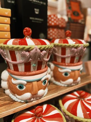 Nutcracker Ceramic Cookie Jar