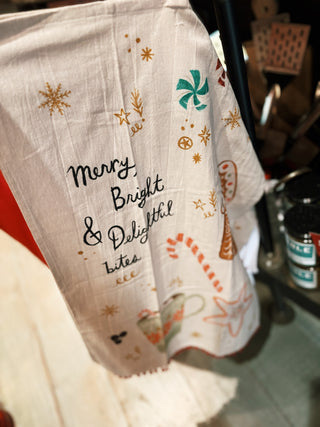 Holiday Treats Cotton Tea Towel