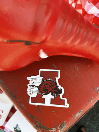 Red 1964 Hog Sticker