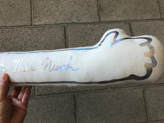 I Love You This Much - Pillow: Black