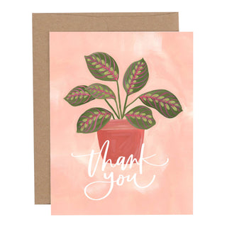 Plant Thank You Greeting Card