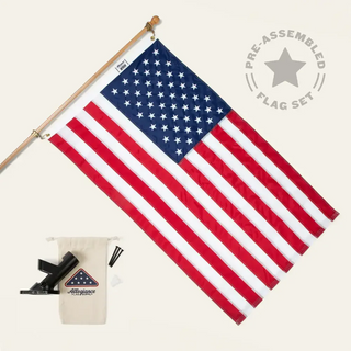 3' X 5' American Flag Set (PICK-UP ONLY)