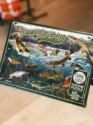 Hooked on Fishing- 1000pc puzzle