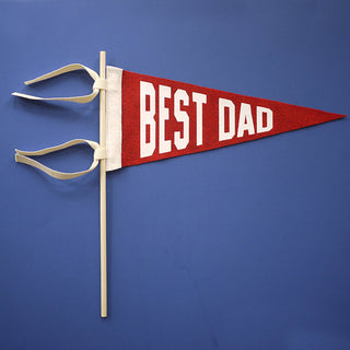 Best Dad- Father's Day Pennant