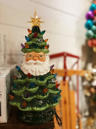 Lit Christmas Tree with Timer