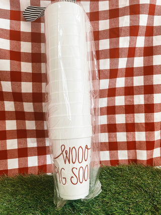 Wooo Pig Sooie Game Day Cups