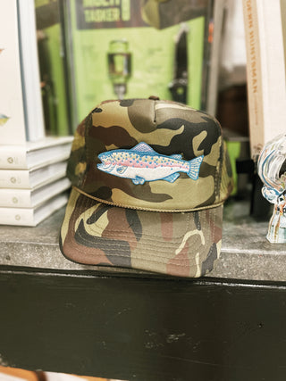 Trout Camo Foam Trucker