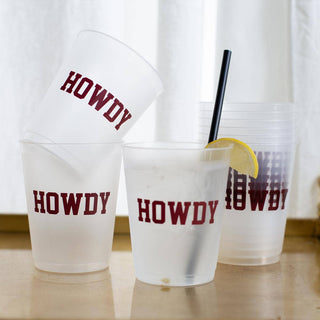 Howdy Party Cups -16oz (Set of 10)