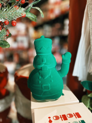 Flocked Waving Nutcracker